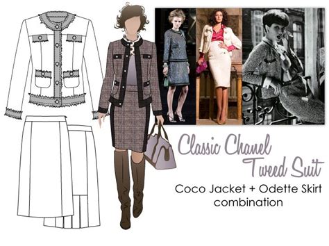 chanel suit pattern